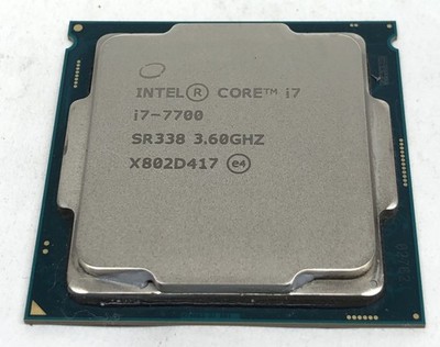 Intel Core I7 7700 CPU Processor 3.60 GHz 4 Cores FCLGA1151 SR338 LGA 1151