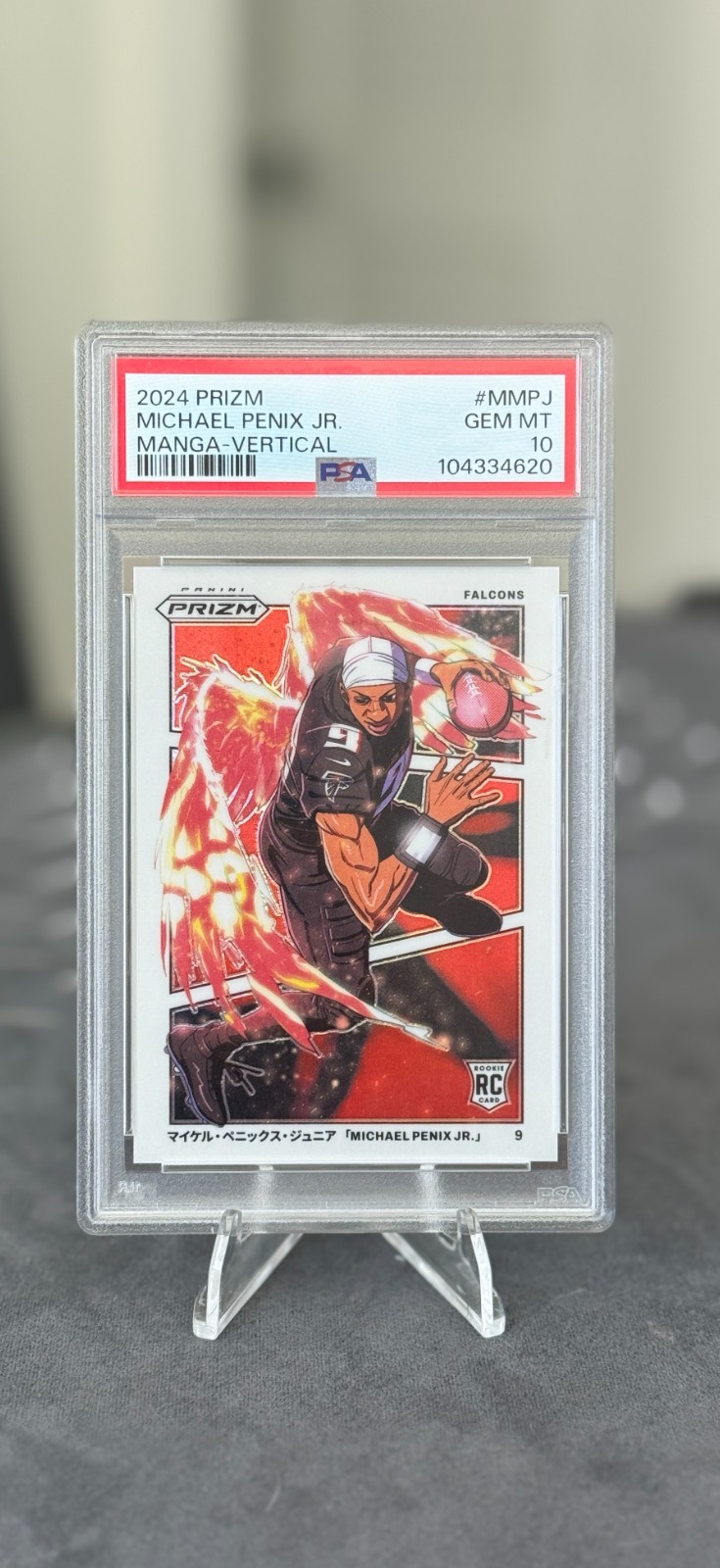 2024 Panini Prizm - Manga Vertical Michael Penix Jr. #M-MPJ (RC)