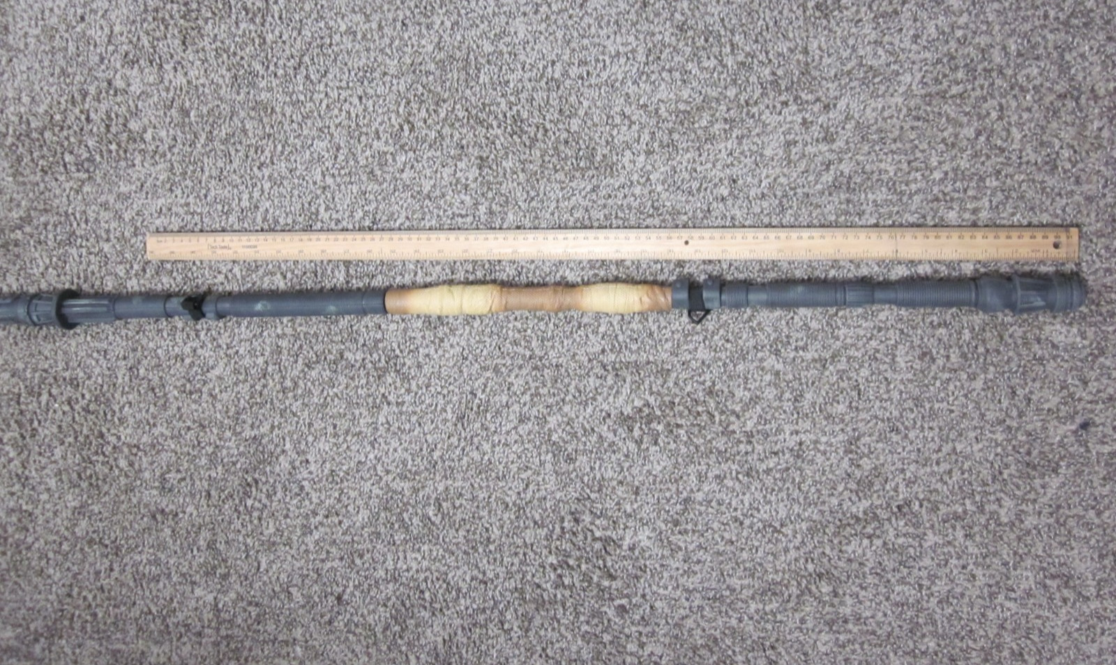 HTF Rare Star Wars Rey Staff Weapon 4ft Lucasfilm Foam Prop Breaks Down No Strap