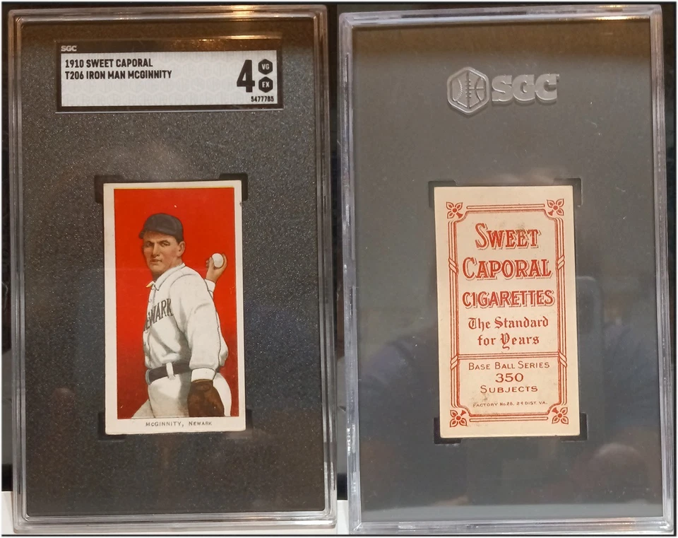 1909-11 T206 ORIGINAL Tobacco Baseball Cards "M thru Z" - All GRADED - U Pick - Image 2 of 4