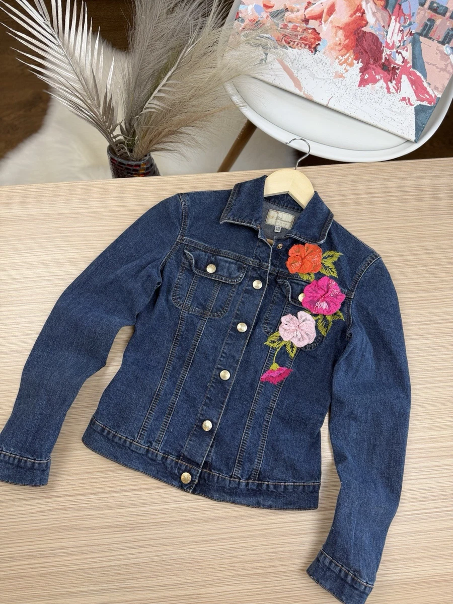 イタリア製⭐︎BLUE MARINE ファー付きガーディアン　42 Blumarine Blue Denim Coats, Jackets & Vests for Women for sale | eBay