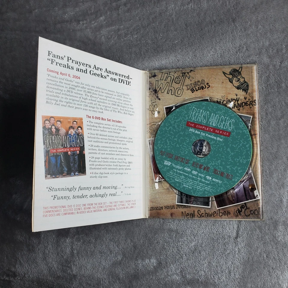 Freaks and Geeks Promotional Disc for Complete Series Extremely Rare  - Image 2 of 4