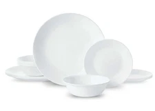 Round 12-Piece Dinnerware Set Party Everyday Use Non-porous Microwave Safe New