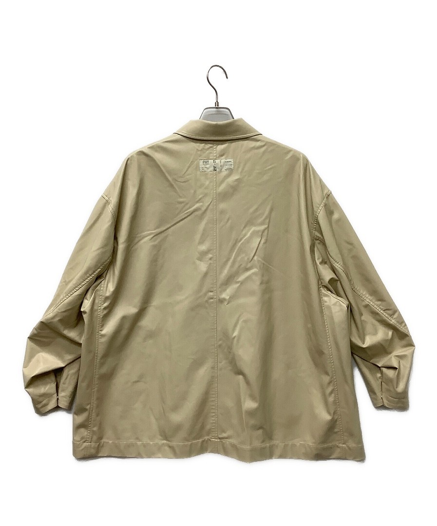 Ameri Fake Leather Jacket Beige Size:M 7885 - image 2