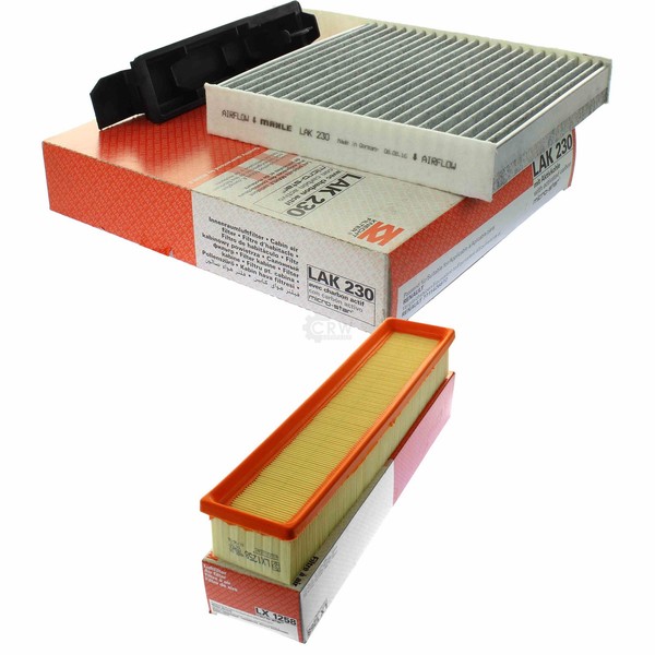 Mahle / Knecht Set Filterpaket Innenraumfilter LAK 230 Luftfilter LX 1258-image