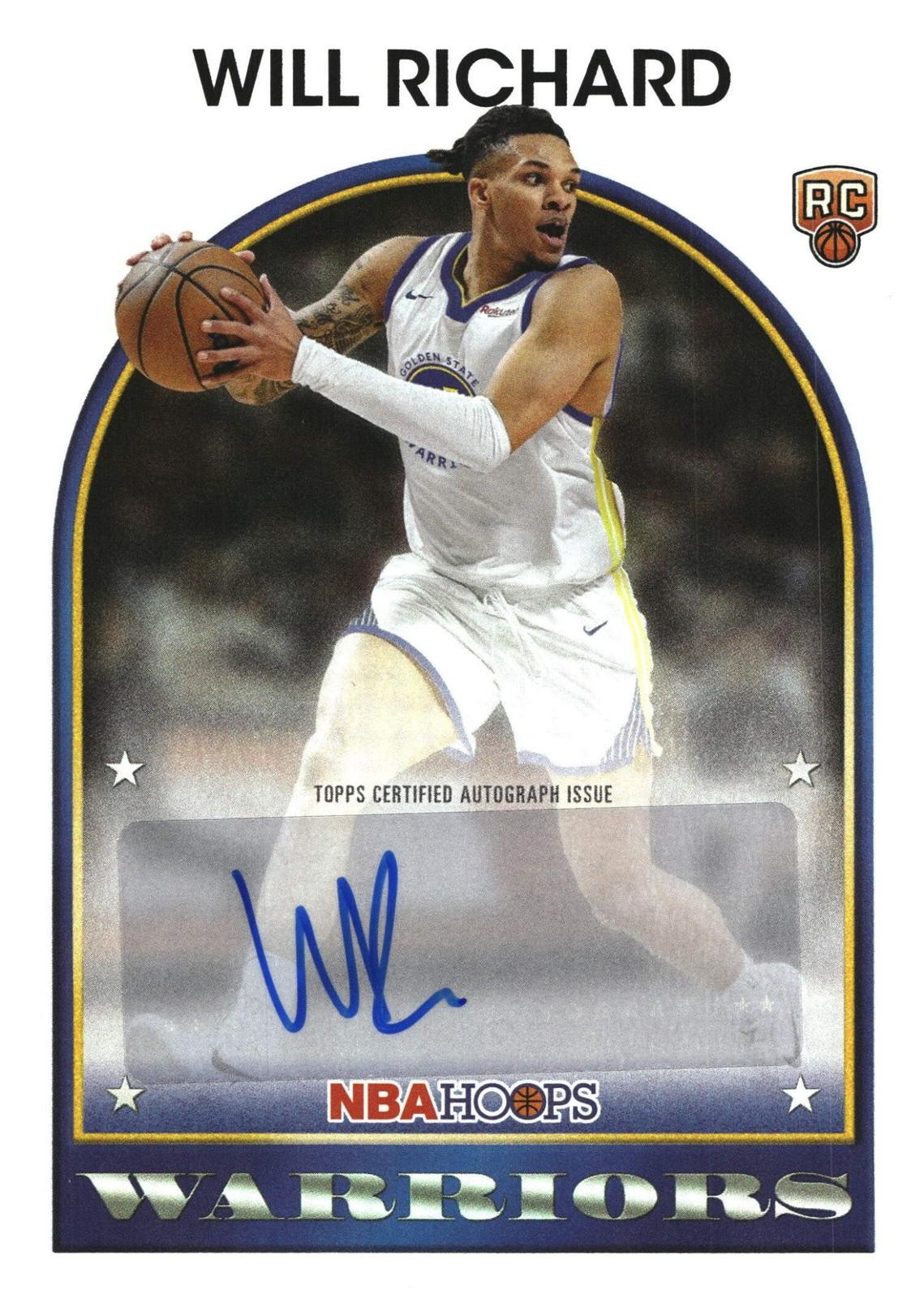 Will Richard 2025-26 Topps NBA Hoops 1989 Signatures Auto #89S-WR