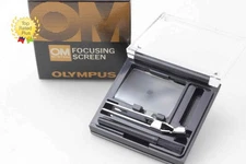 [Almost Unused] OLYMPUS OM Focusing Screen 1-1 for OM-1,-2 w/Case Box From JAPAN