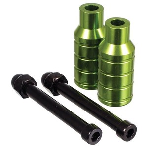 Madd Gear Cool Design Highly Durable Integrated Extreme Pegs, Pair - Green