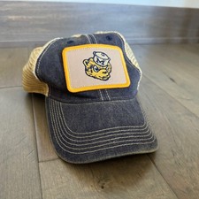 Nike Legacy Michigan Wolverines Trucker Throwback Patch Logo MeshSnapback Hat