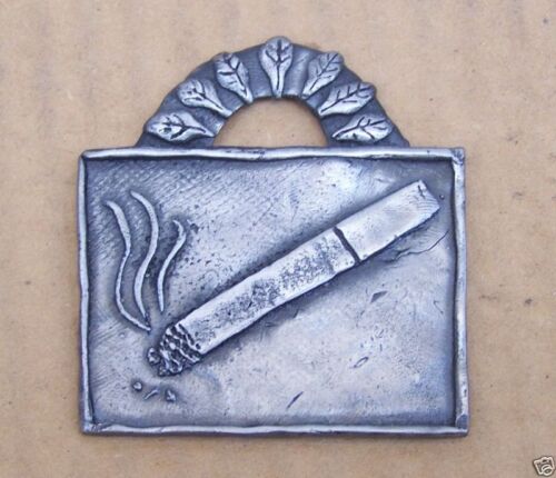 Tin/Silver Stop Smoking Milagro Ex Voto - Picture 1 of 1