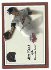 JIM KAAT 2000 FLEER GREATS OF THE GAME CARD NEAR MINT+ CONDITION