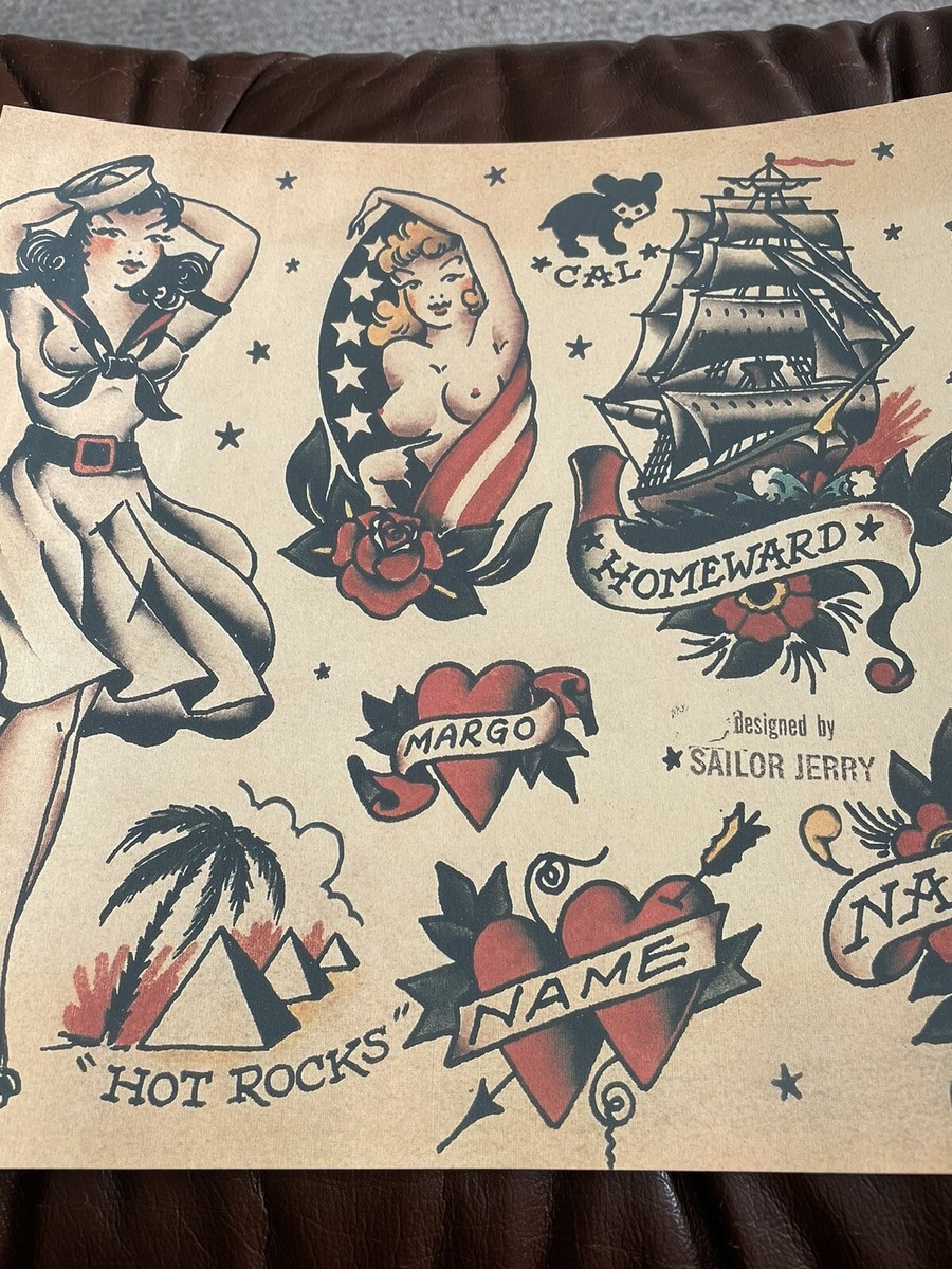 Sailor Jerry’s Tattoo Stencils l & ll Sailor Jerry's Tattoo Stencils II — Joe the Tattoo Guy