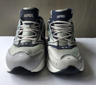 NEW APEX men\'s rhino runner active shoe in silver/navy APEX Men main image 3