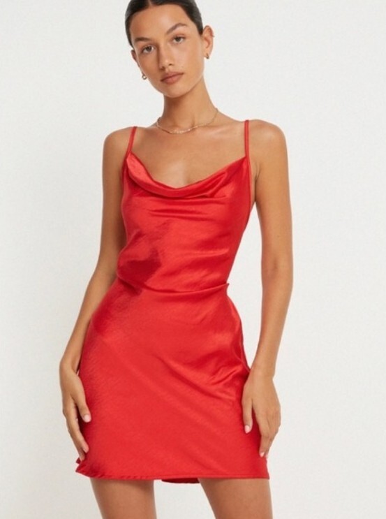 wild fable red dress Women's Sleeveless Bow Accent Mini Shift Dress