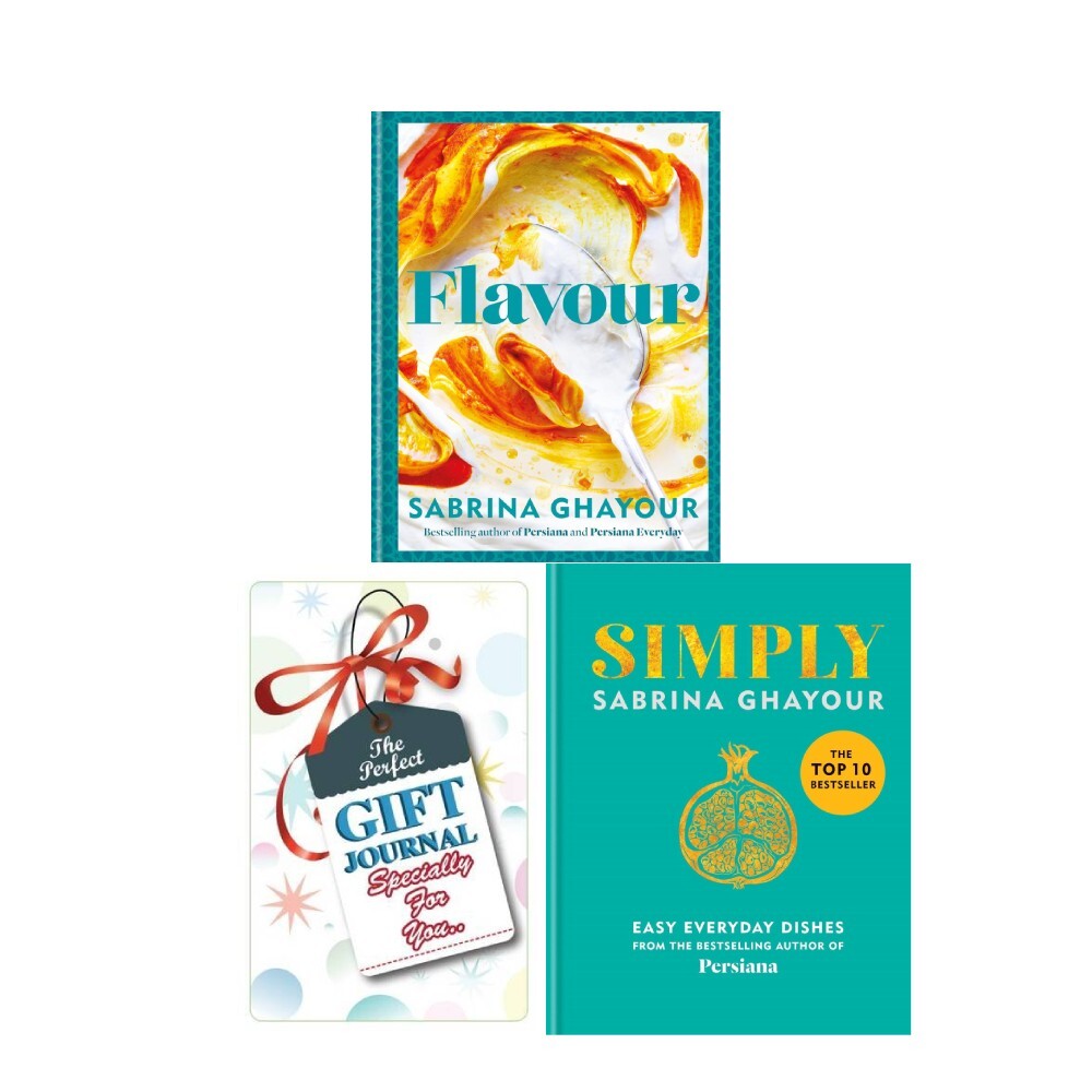 Flavour Sabrina Ghayour(HB),Special Gift Journal for You,Simply (HB) 3 Books Set