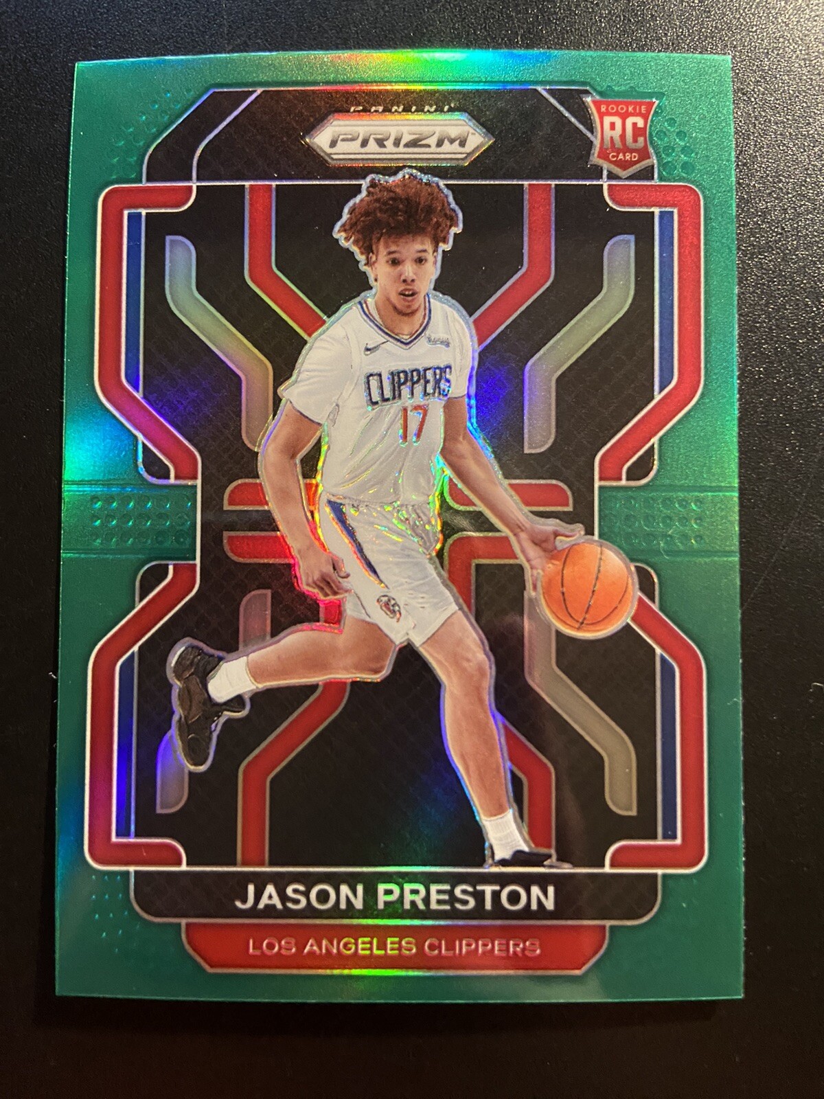 2021-22 Panini Prizm Jason Preston Green #327 Clippers Rookie Basketball