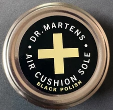 Dr. Martens Air Cushion Sole Black Polish Leather Boots & Shoes NEW