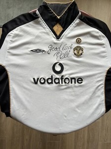 PELE SIGNED MANCHESTER UNITED CENTENNIAL JERSEY WITH COA -UNIQUE, MAKE AN OFFER!