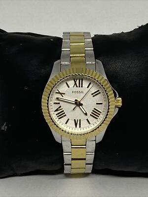 Fossil AM4609 Women Stainless Steel Analog Dial Quartz Genuine