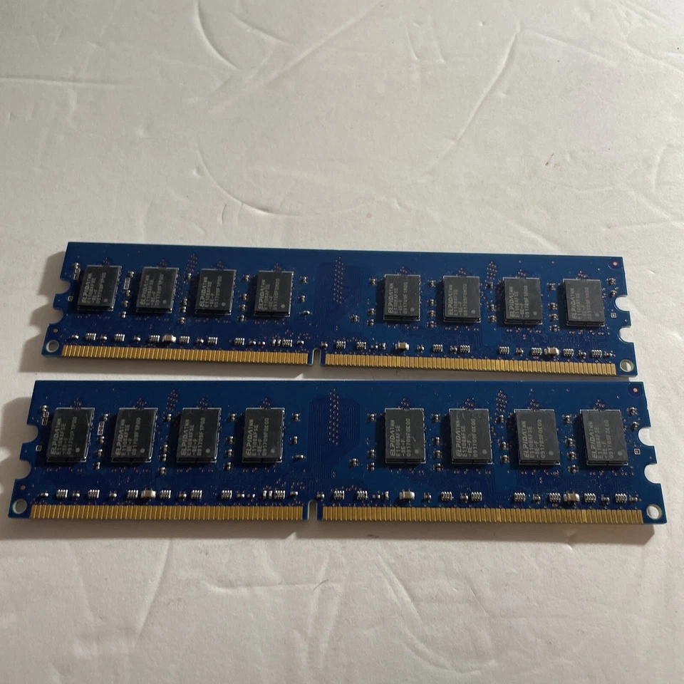 ELPIDA 4GB (2X2GB) 2Rx8 PC2- 6400s-666-12-E1 For Laptop PC - Image 3 of 3