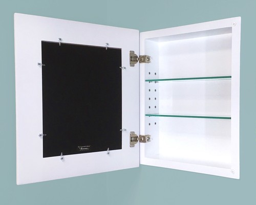 Recessed Medicine Cabinet with picture frame door, NO MIRROR, 9+ colors, 13x16 - Picture 20 of 54
