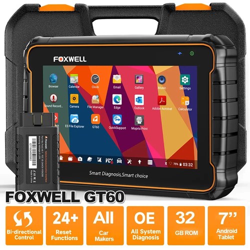 Foxwell GT6 2024 Kit de escáner automático de servicio completo de diagnóstico avanzado ABS SRS DPF - Imagen 1 de 16