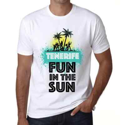 ULTRABASIC Herren T-Shirt Spaß in der Sonne auf Teneriffa Fun In The Sun In