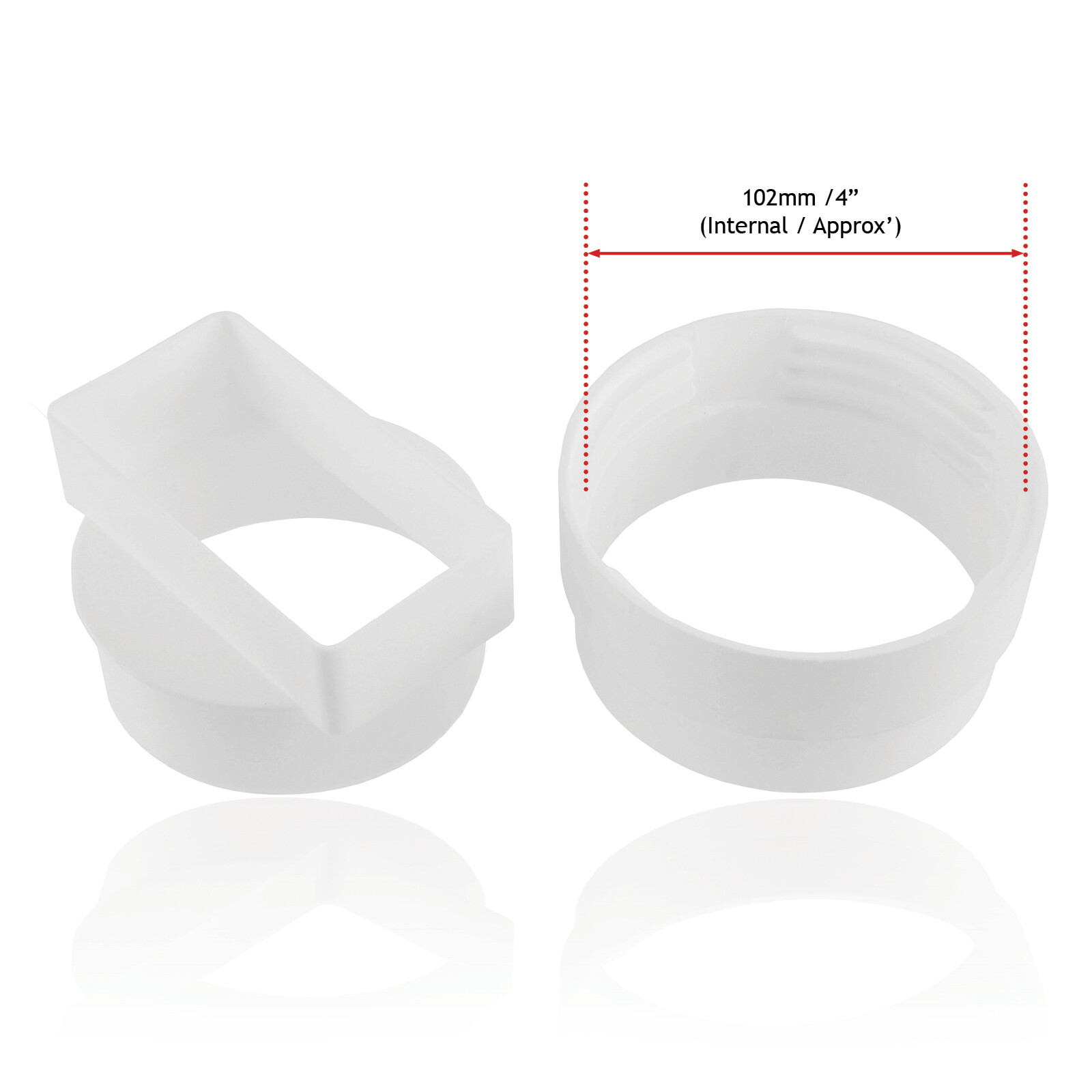 INDESIT Wall Vent Kit Vented Tumble Dryer Hose Outlet Pipe External