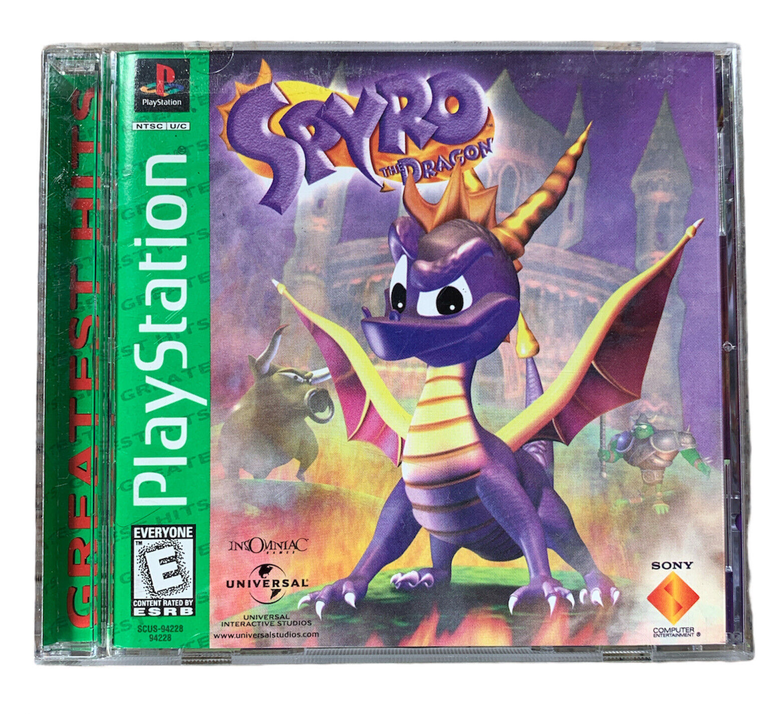 SPYRO THE DRAGON-PLAYSTATION 1-JOGO ZERADO(1/) 