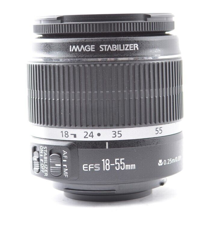 Top Mint】CANON EF-S 18-55mm f/3.5-5.6 IS Zoom Lens From Japan