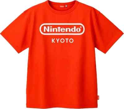 Nintendo Store Kyoto Japan Only Red Logo Japanese Tee T Shirt Red Extra  Large XL