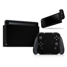 Skin Wrap Decal Cover for Nintendo Switch - Solid State Black