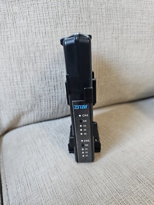 ZITAY Dual Channel V Mount Lock Smart Battery Charger for V-Mount Battery