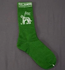 NEW Tullamore Dew Irish Whiskey Holiday Wolfhound Casual Crew Tube Socks Green