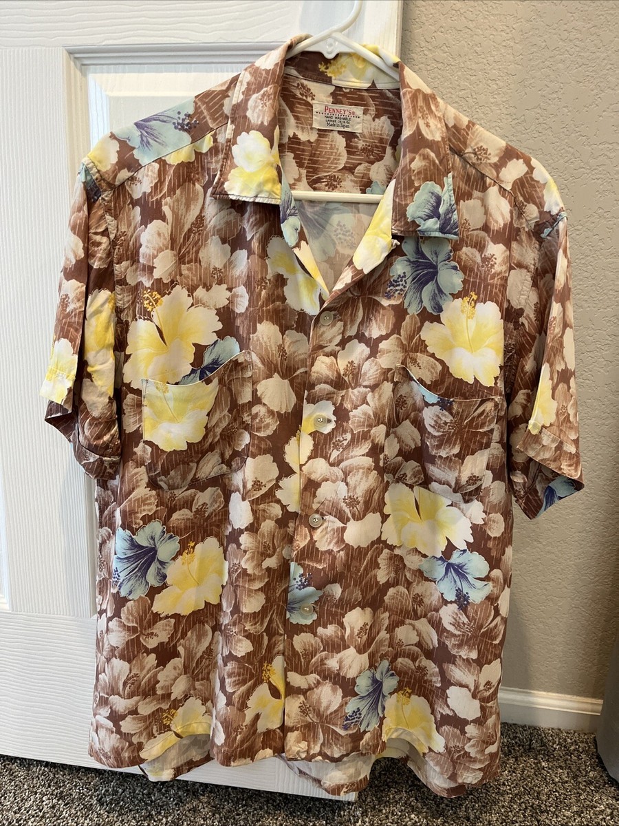 トップス 1950's Pennys Hawaiian shirt 1950's vintage JC Penny's Hawaiian shirt-Large | eBay