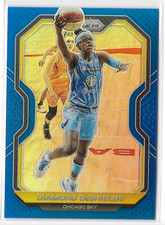 2021 Prizm WNBA Blue Prizm #72 Diamond DeShields #22/149 Chicago Sky Tennessee