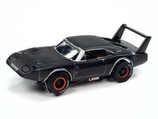 Auto World SC412 XTraction 69 Dodge Daytona Black New HO Scale Electric Slot Car