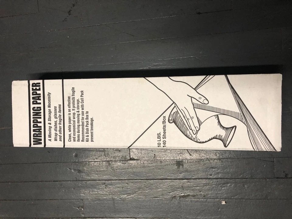 10 LBS Newsprint Packing/ Wrapping moving Paper 140 Sheets - Image 2 of 4