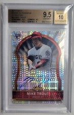 Mike Trout 2011 Topps Finest X-Fractor Auto #/299  RC BGS 9.5 Gem Mint