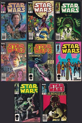 Star Wars #81 82 84 87 88 90 98 + Annual #3. Return of Boba Fett! 1st Lumiya!