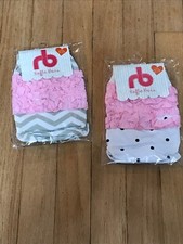 lot of 2 infant girls Ruffle Buns diaper covers size 12 to 24 months