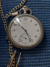 Serviced Vintage ZENITH Swiss Made Pocket Watch.
