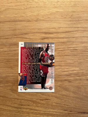 1987-88 Upper Deck NBA Slam Dunk Champion MICHAEL JORDAN #39 | eBay