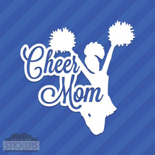 Cheer Mom Vinyl Decal Sticker Cheerleading Squad