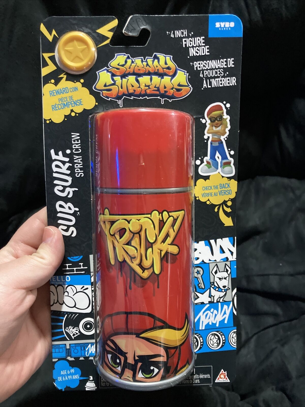 2020 Subway Surfers Game Sub Surf Spray Crew 4 Vinyl Figure Frank New  Sealed