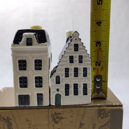 KLM Blue Delft's BOLS Amsterdam 1575 Canal House #43 #44 Empty Bottle Lot Of 2 - Picture 7 of 7