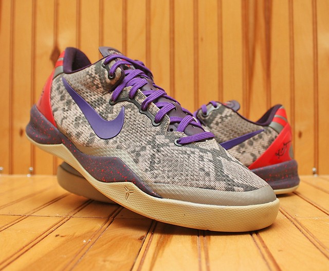 2013 Nike Kobe VIII 8 System Promo Size 6.5Y - Mine Grey Purple Red - 555586 003 | eBay