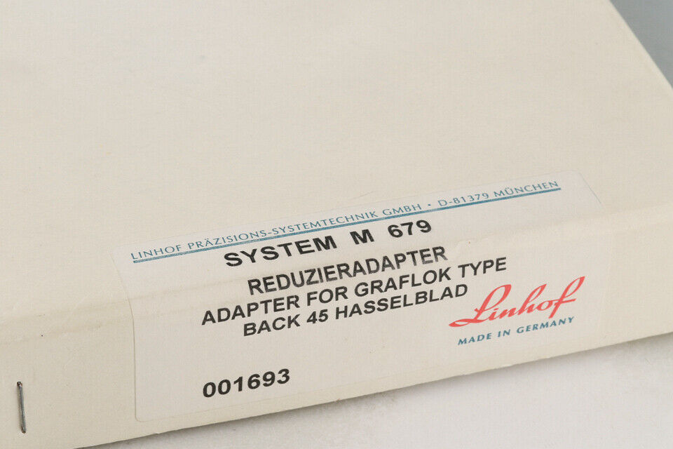 Linhof System M 679 Reduzieradapter With Box #49323 M3 | eBay Linhof System M 679 Reduzieradapter With Box #49323 M3 | eBay