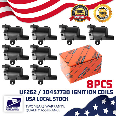 Set of 8 Modigt lgnition Coil OEM Replacement For UF262 / 10457730, Plug on play