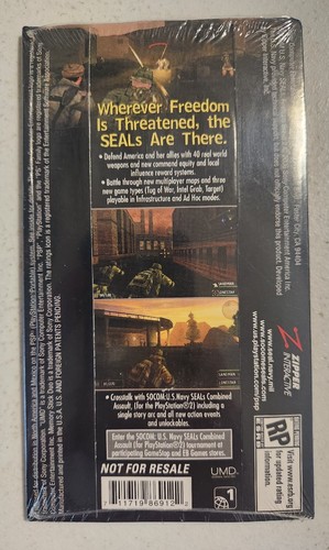 Socom U.S. Navy Seals Fireteam Bravo 2 DEMO DISC(Sony PSP, 2006) - Picture 2 of 2